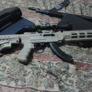 Ruger 10/22 with Archangel Stock, Simmons Scope, BX25 Mag