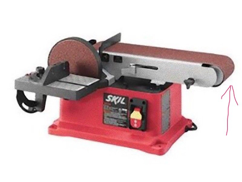 Arrow Points To The End Of the Belt Sander Used.jpg