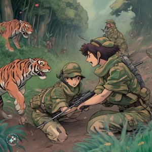 Ghibli-animation-of-soldiers-in-camoflauge-uniforms-fighting-tigers (13).jpeg