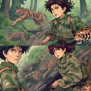 Ghibli-animation-of-soldiers-in-camoflauge-uniforms-fighting-tigers (10).jpeg