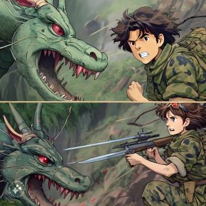 Ghibli-animation-of-soldiers-in-camoflauge-uniforms-fighting-dragons (18).jpeg