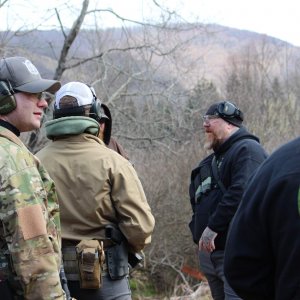 working the carbine class in Bradford, PA